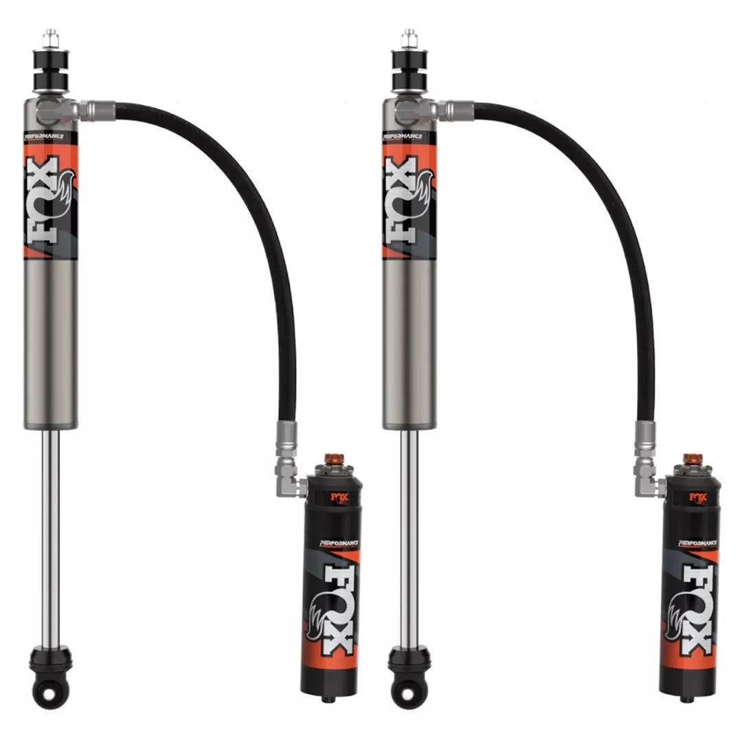 Fox | Rear Shock Absorbers | Performance Elite Series | 2.5" Body | Dampening Knobs | 0-1.5" Rear Lift | Toyota Tundra (2007-2021)