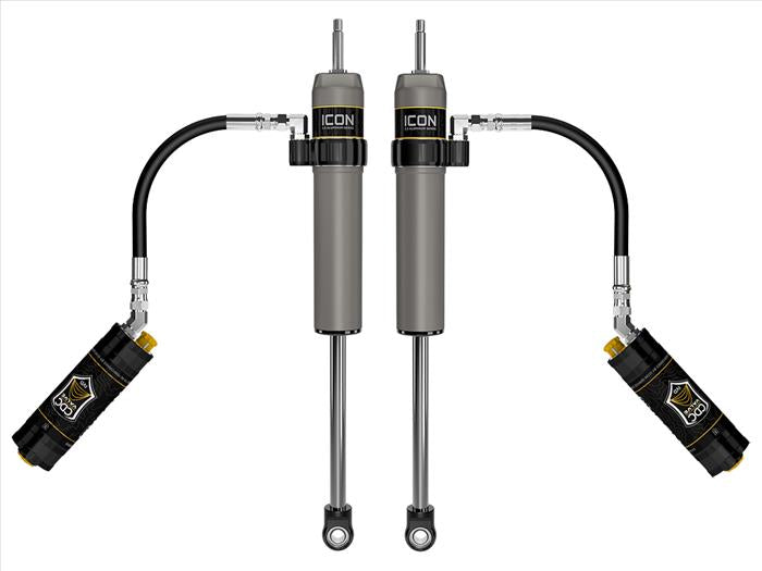 Icon | Remote Reservoir Rear Shock Absorbers | 2.5" Body | 0-1" Rear Lift | w/ CDCV | 2024+ Toyota Tacoma