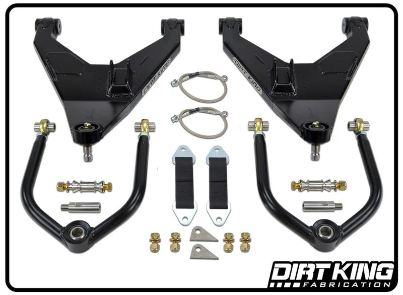 DIRT KING | Front Long Travel Kit | Nissan Titan, Nissan Armada, Infiniti QX56, or Infiniti QX80