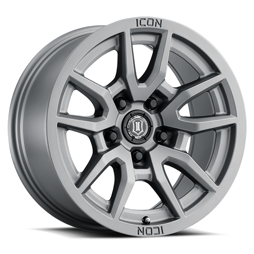 Icon Alloys | Vector 5 | Titanium | 17 x 8.5 | +25mm Offset