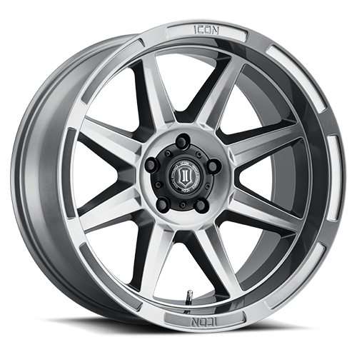 Icon Alloys | Bandit | Gun Metal | 20 x 10 | -24mm Offset