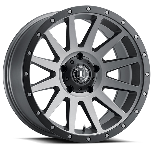 Icon Alloys | Compression | Titanium | 18 x 9 | +25mm Offset