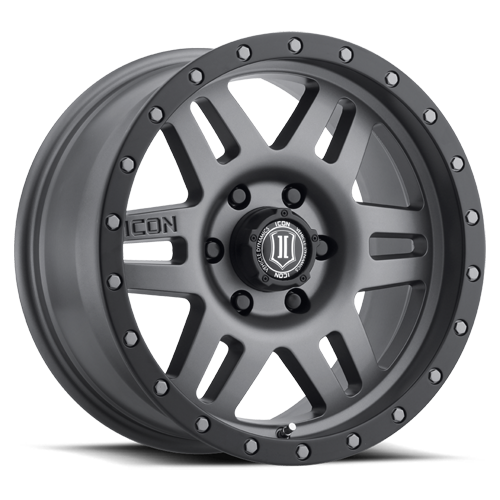 Icon Alloys | Six Speed Titanium | 17 x 8.5 | +25mm Offset