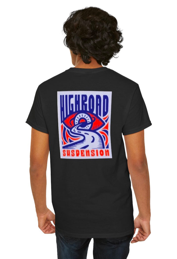 High Road Suspension Black Logo Tee