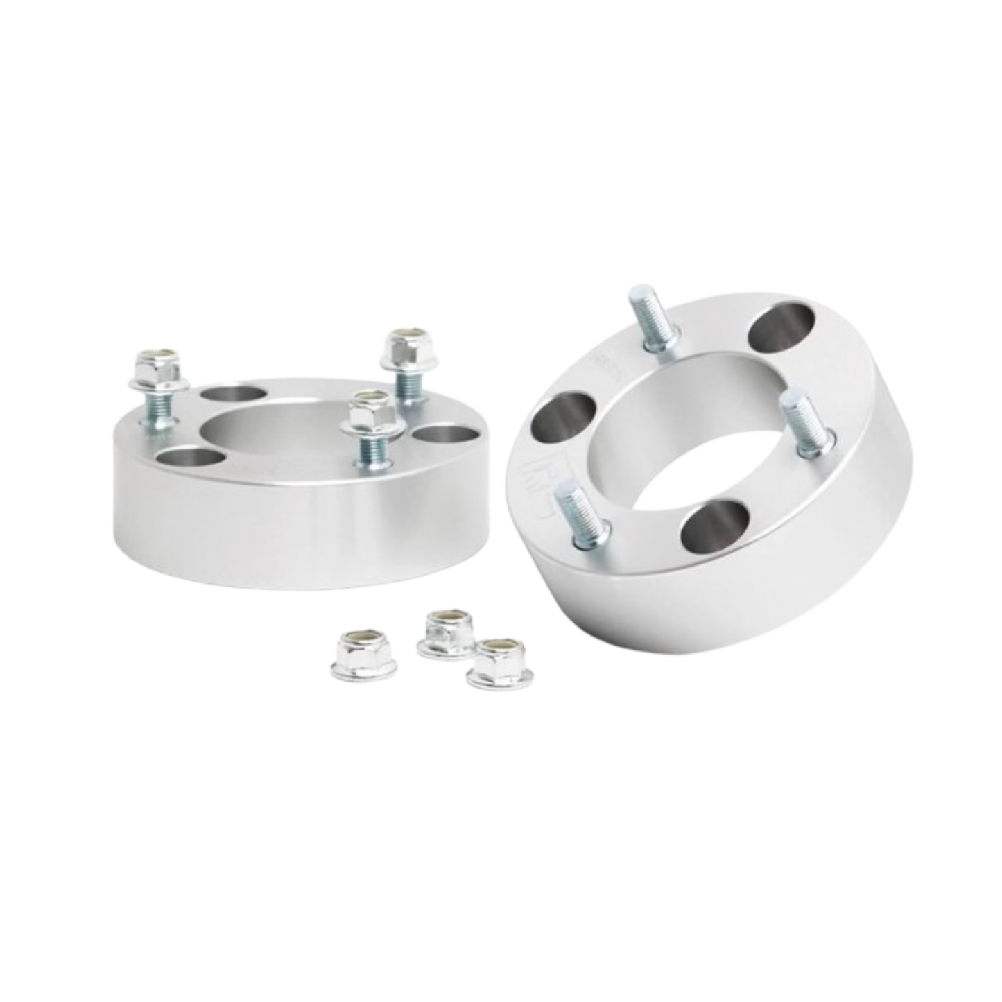 Rough Country Silver 2.5" Front Leveling Kit Strut Spacers 2005+ Nissan Frontier or Xterra