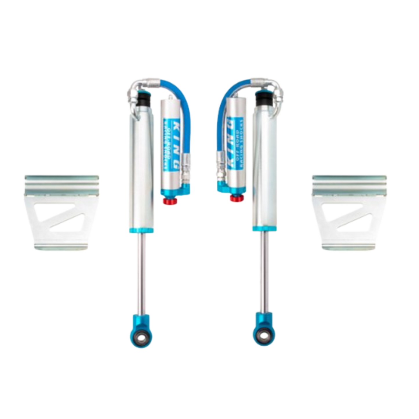 KING Remote Reservoir Rear Shocks With Dampening Adjustment Knobs, 2010-2023 Toyota 4Runner or 2010-2023 Lexus GX460
