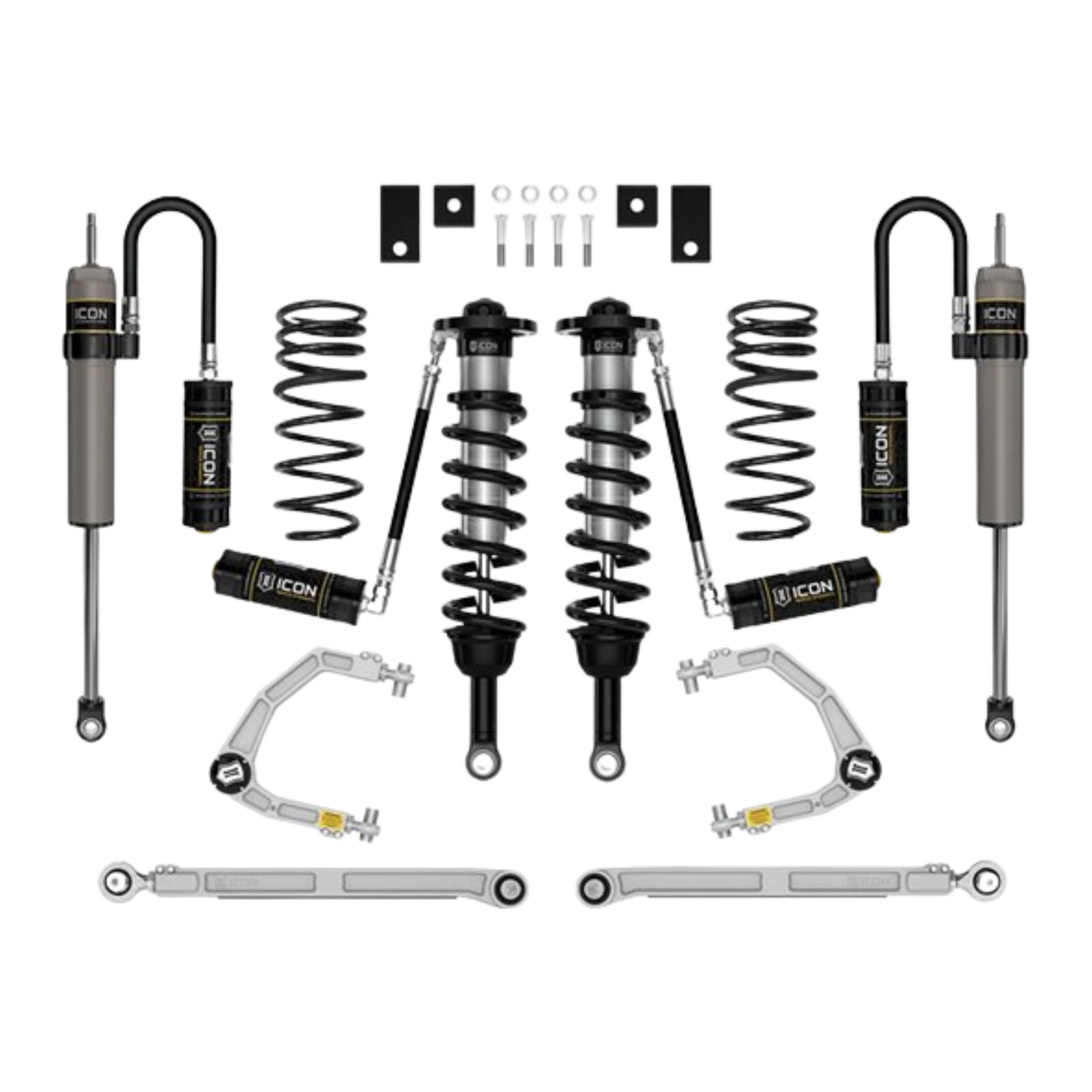 Icon | Stage 8 Suspension System | W/Billet Upper Control Arms | 3-4.5" Lift