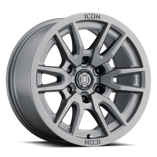 ICON ALLOYS | Vector 6 | Titanium | 17x8.5 | 6x5.5 | 0 Offset | 4.75" BS