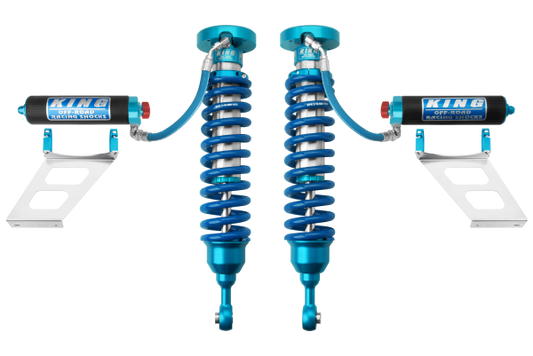 King | Coilovers | Extended Travel | Compression Dampening Knobs | 2.5" Body | Toyota Tundra (2007-2021)