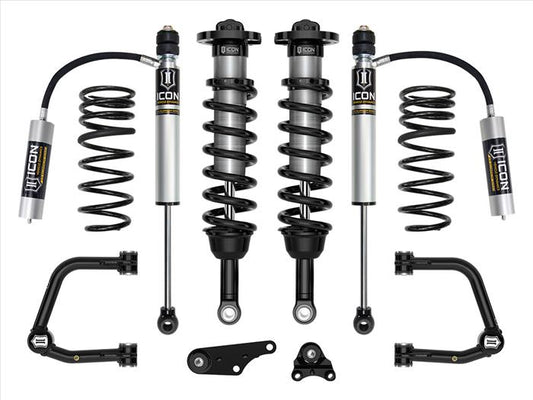 Icon | 1.25-3" Lift | Stage 3 Suspension System | Tubular UCA w/ Triple Rate Rear Springs | 2024+ Toyota Tacoma