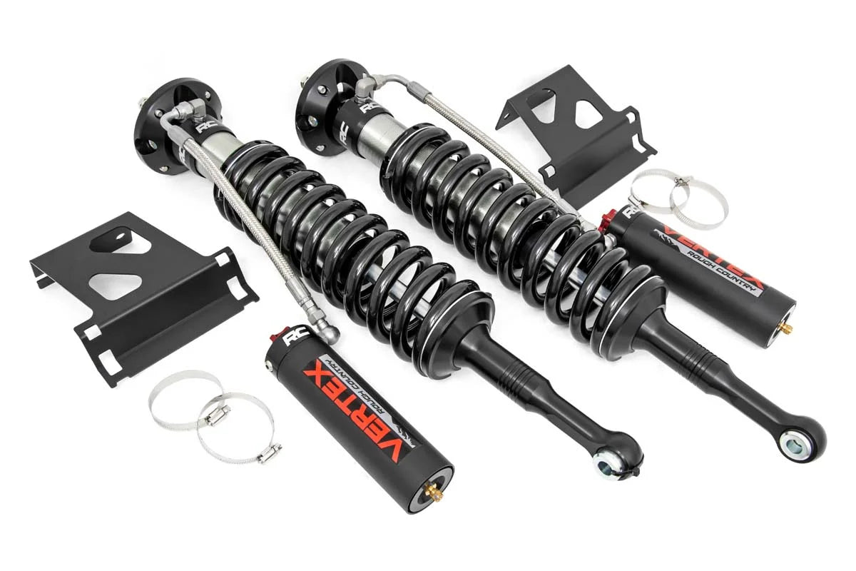 Rough Country | Vertex Dampening Adjustable Coilovers | 6" Lift | 4WD Toyota Tundra (2007-2021)