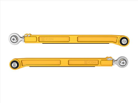 Icon | Rear Tubular Lower Trailing Arm Kit | Gold Anodizing
