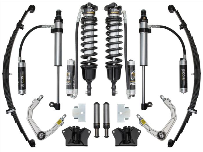Icon | Stage 2 | w/Billet Upper Control Arms | 3" Body | 1.63-3" Lift | Toyota Tundra (2007-2021)
