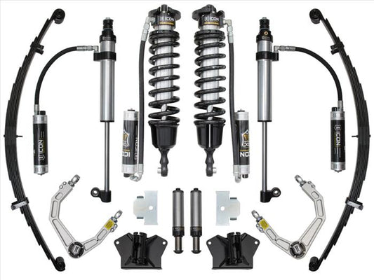 Icon | Stage 2 | w/Billet Upper Control Arms | 3" Body | 1.63-3" Lift | Toyota Tundra (2007-2021)