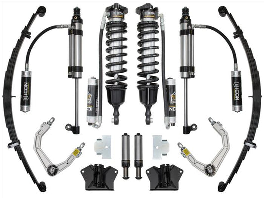 Icon | Stage 3 | w/Billet Upper Control Arms | 3" Body | 1.63-3" Lift | Toyota Tundra (2007-2021)