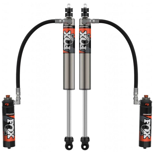 Fox | Rear Shock Absorbers | Performance Elite Series | 2.5" Body | Dampening Knobs | 2-3" Rear Lift | Toyota Tundra (2007-2021)