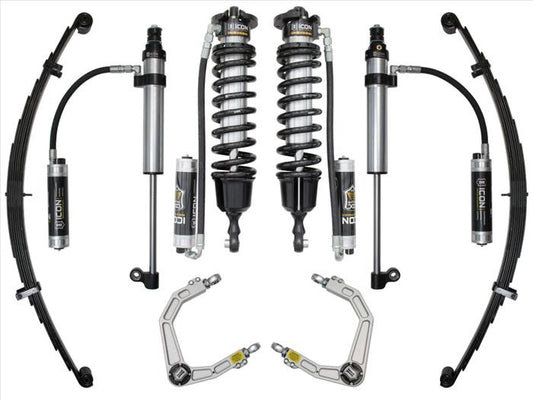 Icon | Stage 1 | w/Billet Upper Control Arms | 3" Body | 1.63-3" Lift | Toyota Tundra (2007-2021)