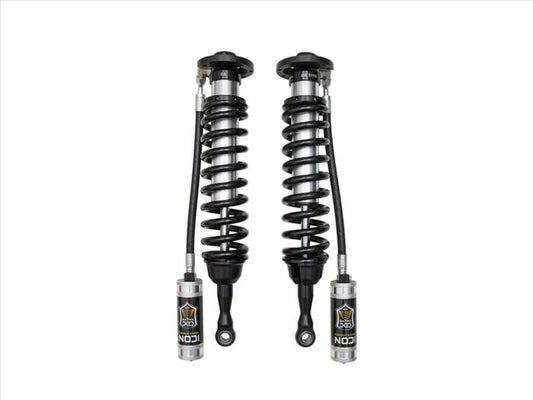 Icon | External Reservoir Coilovers w/CDCV Dampening Knobs | 2.5" Body | 1-3" Lift | Toyota Tundra (2007-2021)