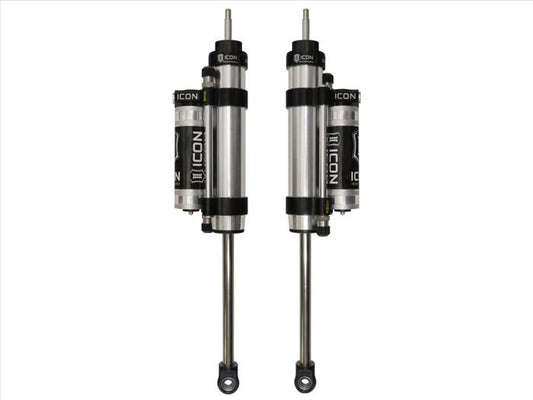Icon | Omega Bypass Piggyback Reservoir Rear Shocks | 2.5" Body | Toyota Tundra (2007-2021)