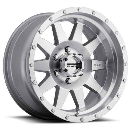 Method Wheels | The Standard | 301 | Machined Clear Coated | 17x8.5 | 6 X 5.5 | +25 Offset | 5.75" BS