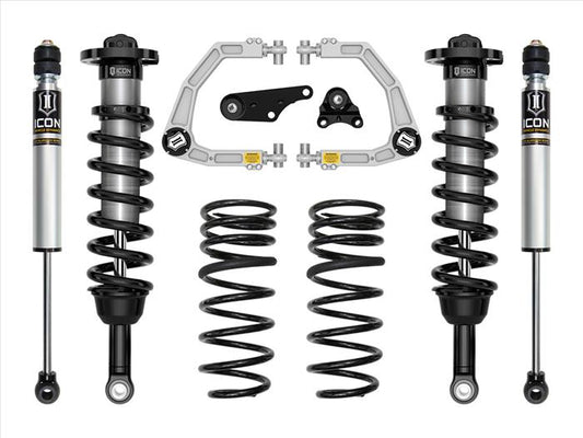 Icon | 1.25-3" Lift | Stage 2 Suspension System | Billet UCA w/ Triple Rate Rear Springs | 2024+ Toyota Tacoma