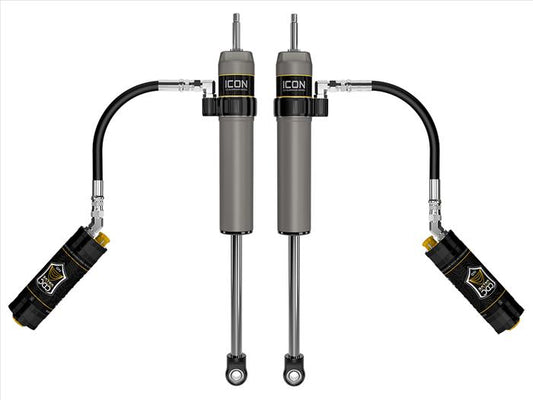 Icon | Remote Reservoir Rear Shock Absorbers | 2.5" Body | 0-1" Rear Lift | w/ CDCV | 2024+ Toyota Tacoma