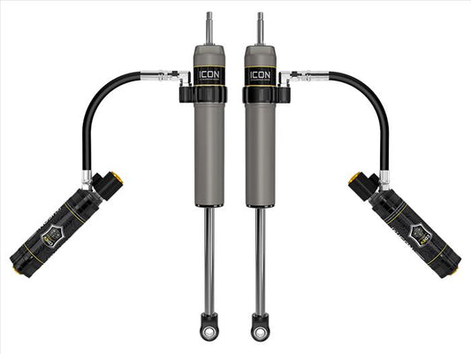 Icon | Remote Reservoir Rear Shock Absorbers | 2.5" Body | 0-1" Rear Lift | w/ CDEV | 2024+ Toyota Tacoma