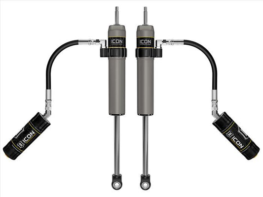 Icon | Remote Reservoir Rear Shock Absorbers | 2.5" Body | 0-1" Rear Lift | 2024+ Toyota Tacoma