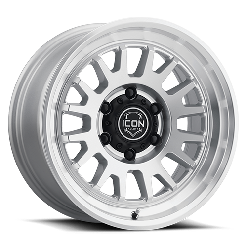 Icon Alloys | Anza | Silver Machined | 17 x 8.5 | +25mm Offset