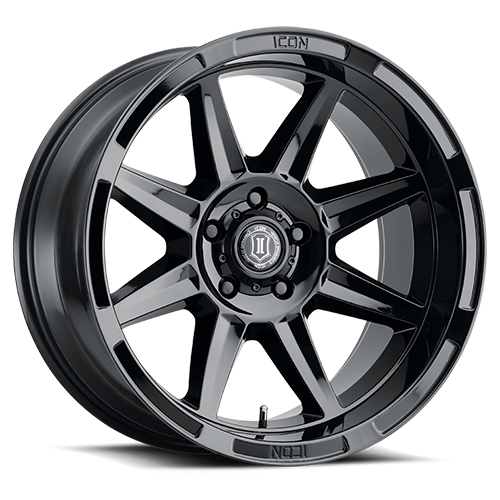 Icon Alloys | Bandit | Gloss Black | 20 x 10 | -24mm Offset