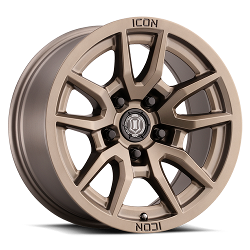 Icon Alloys | Vector 5 | Matte Bronze | 17 x 8.5 | +25mm Offset