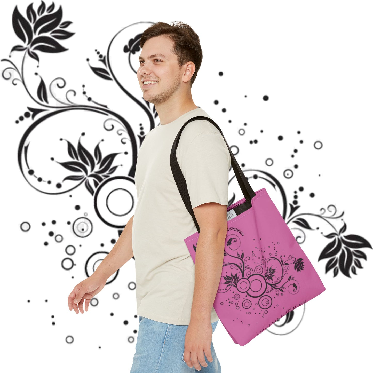 Chic Floral Tote Bag - High Road Suspension