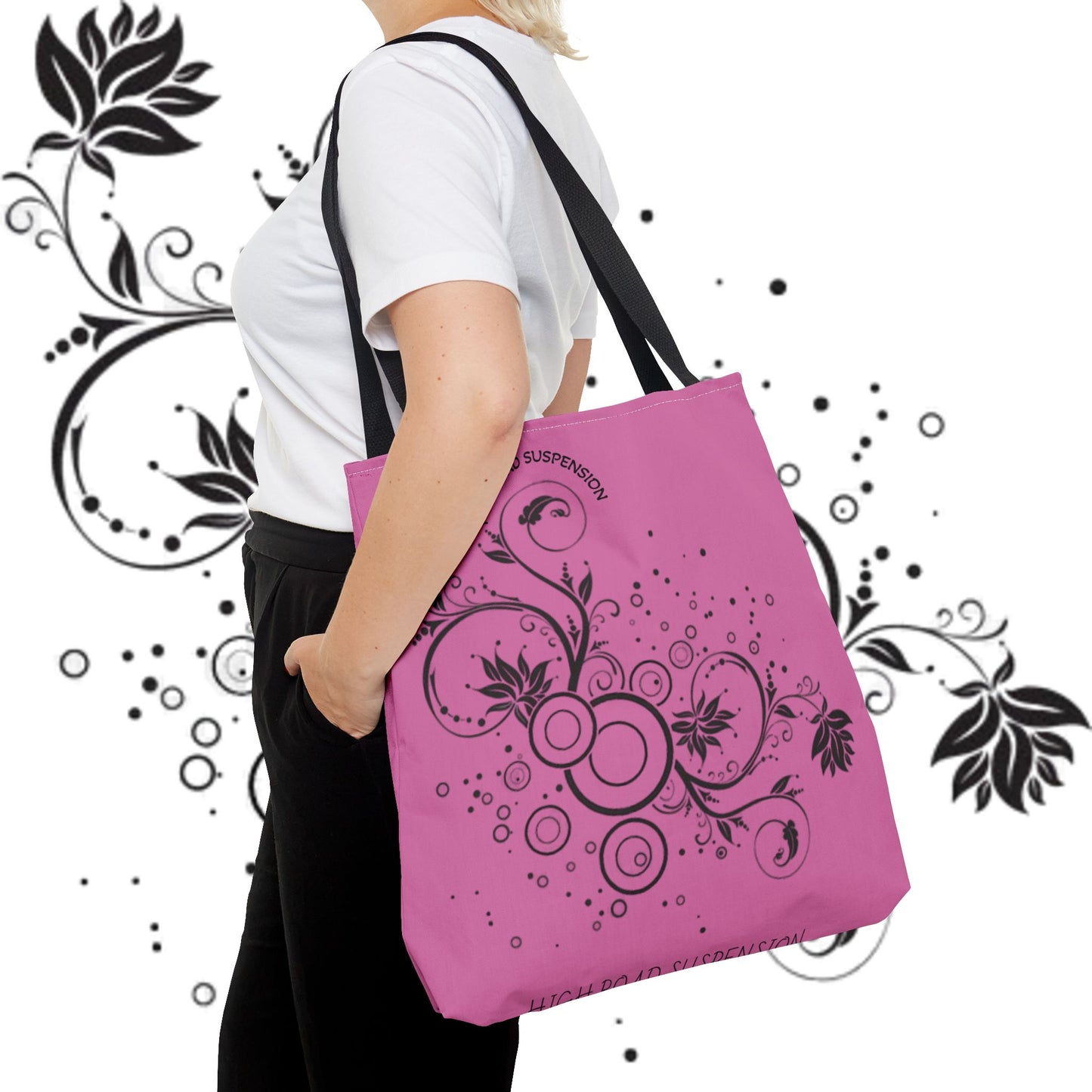 Chic Floral Tote Bag - High Road Suspension