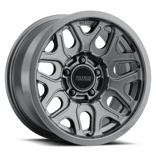 Method Wheels | 322 | Gloss Titanium | 18x9 | 5x150 | +18 Offset | 5.68" BS