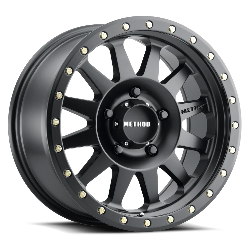 Method Wheels | 304 | Double Standard | Matte Black | 18x9 | 5x150 | +25 Offset | 6" BS