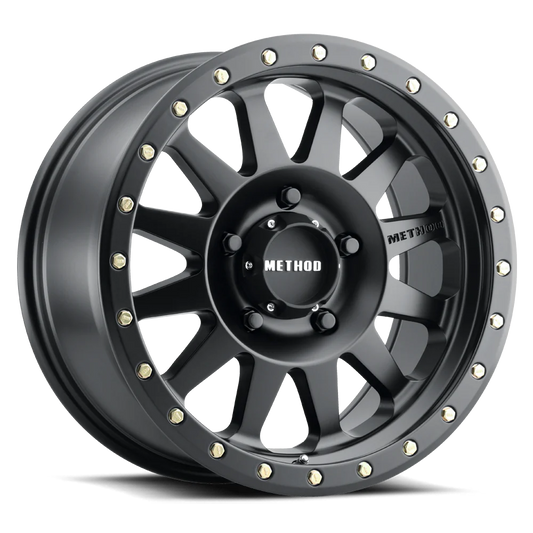 Method Wheels | 304 | Double Standard | Matte Black | 18x9 | 5x150 | +25 Offset | 6" BS
