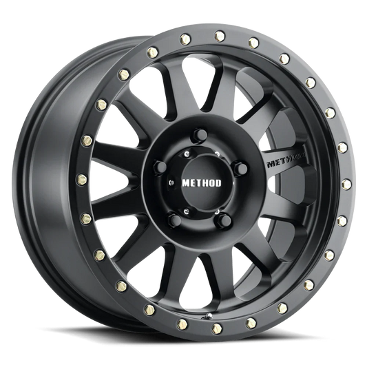 Method Wheels | 304 | Double Standard | Matte Black | 18x9 | 5x150 | +25 Offset | 6" BS