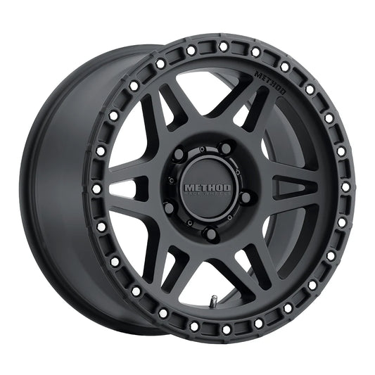 Method Wheels | 312 | Matte Black | 17x7.5 | 5x150 | 0 Offset | 4.72" BS