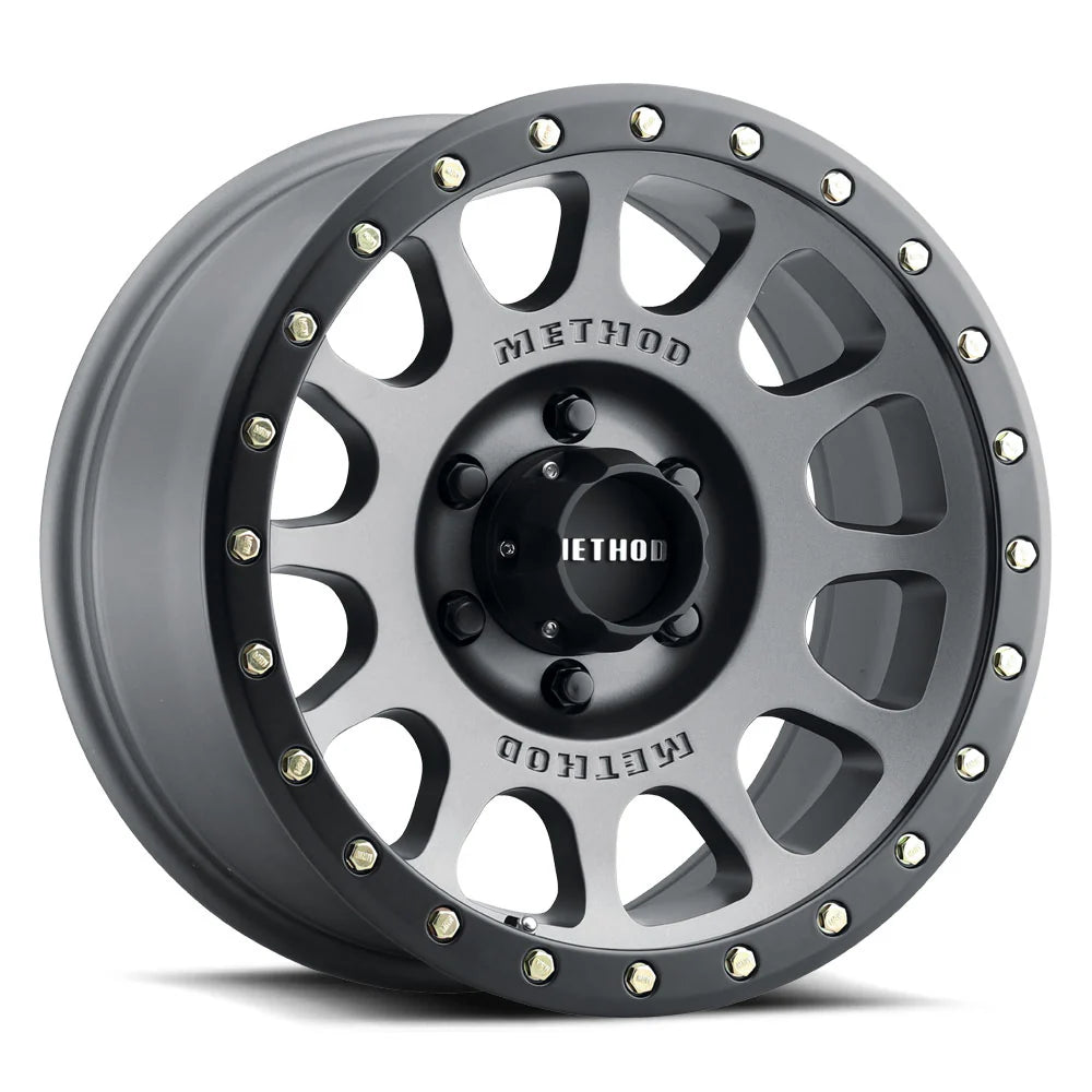 Method Wheels | 305 NV | Titanium | 18x9 | 5x150 | +25 Offset | 6" BS