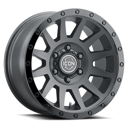 Icon Alloys | Compression Double Black | 18 x 9 | +25mm Offset