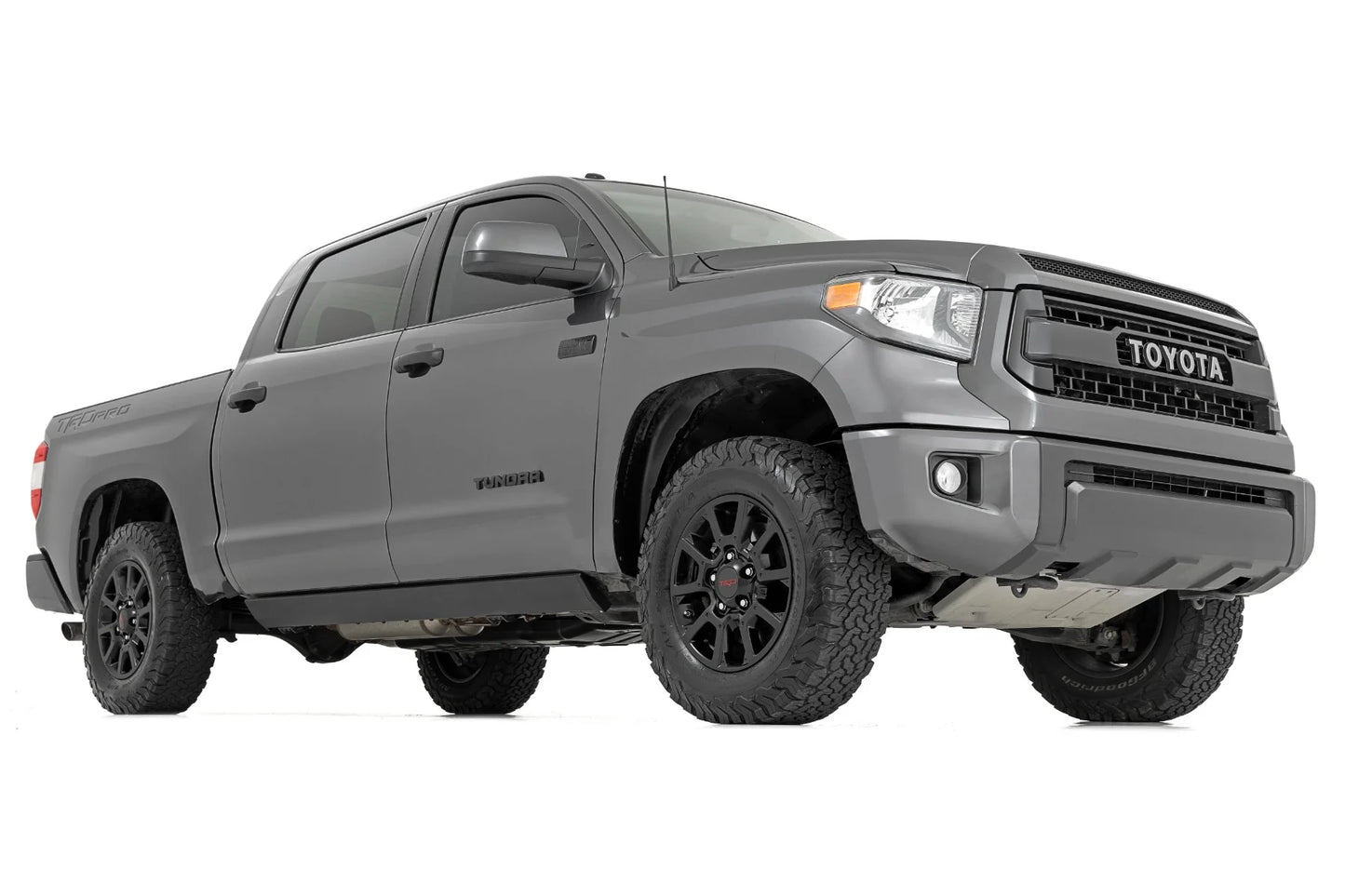 Rough Country | Lighted Power Running Boards | 2014-2021 Toyota Tundra