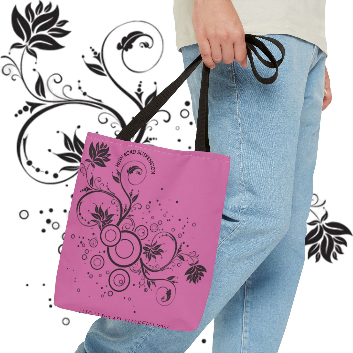Chic Floral Tote Bag - High Road Suspension