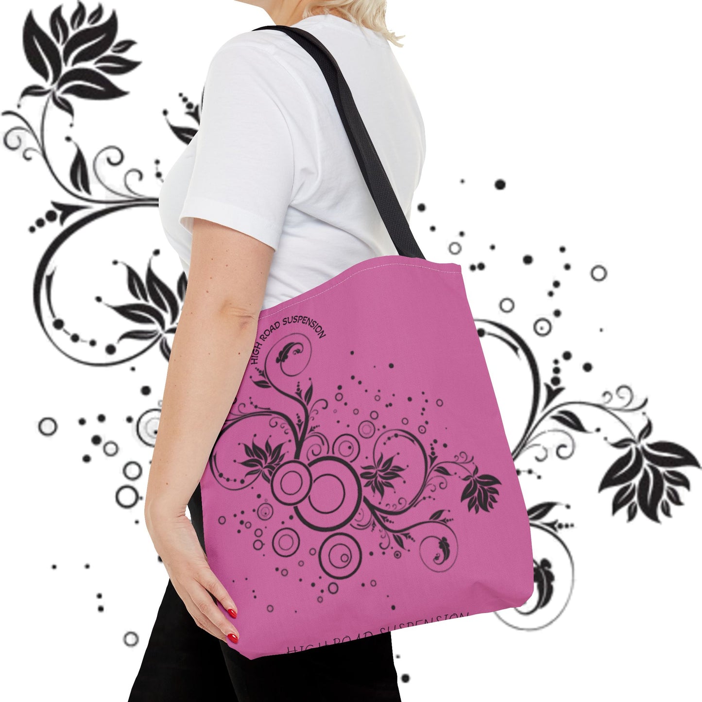 Chic Floral Tote Bag - High Road Suspension