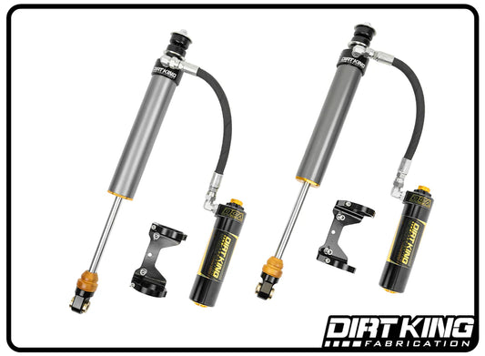 Dirt King | Remote Reservoir Rear Shock Absorbers | 2.5" Body | Toyota Tundra (2007-2021)