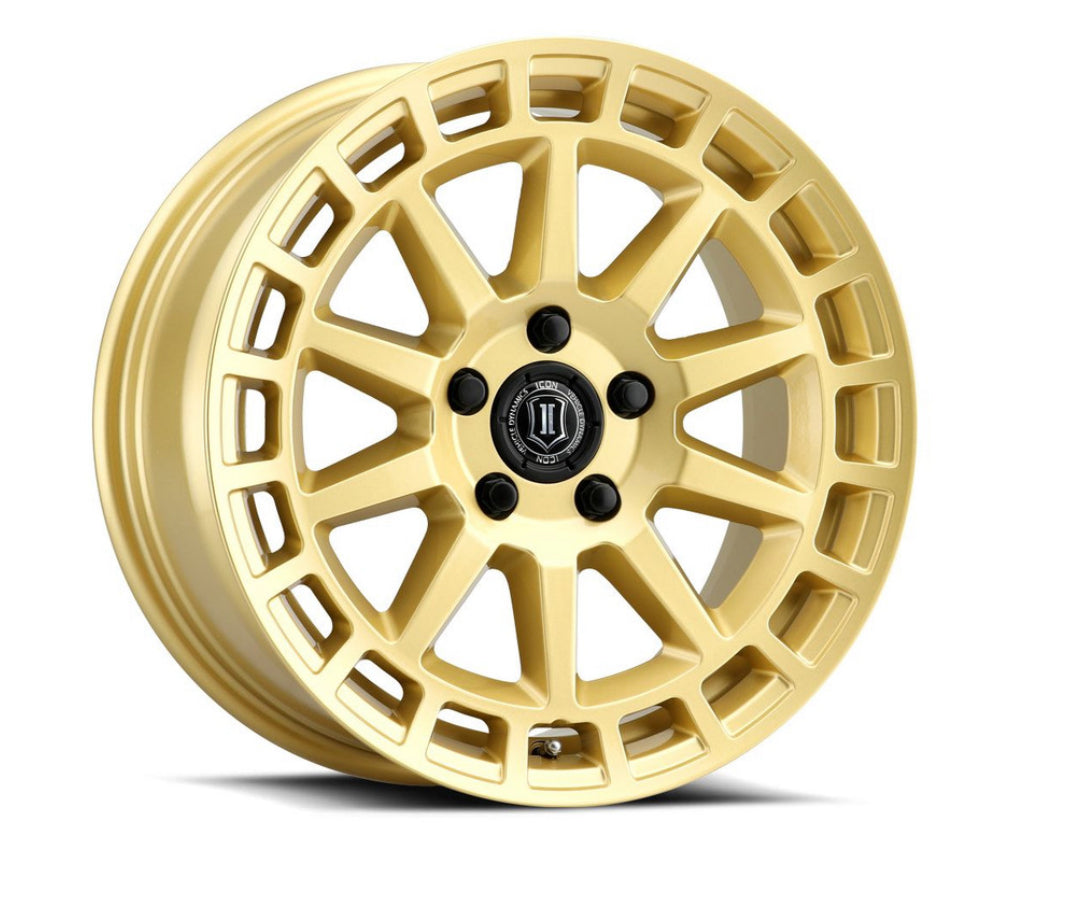 ICON ALLOYS | JOURNEY | GLOSS GOLD | 17x8 | 5x4.5 | 38 ET | 6" BS