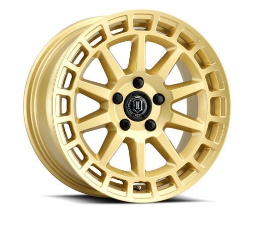 ICON ALLOYS | JOURNEY | GLOSS GOLD | 17x8 | 5x4.5 | 38 ET | 6" BS
