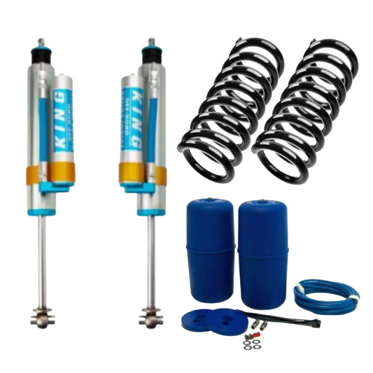 King Rear Air Shock Delete Kit w/Aftermarket Air Ride | 2017-2024 Nissan Armada | 2011-2014 Infiniti QX56 | 2014-2024 Infiniti QX80 | Luxury