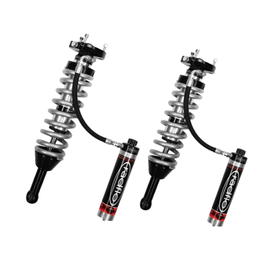 Radflo | 2.5" Body | External Reservoir Coilovers | HI LO Adjustment Knobs | Extended Travel