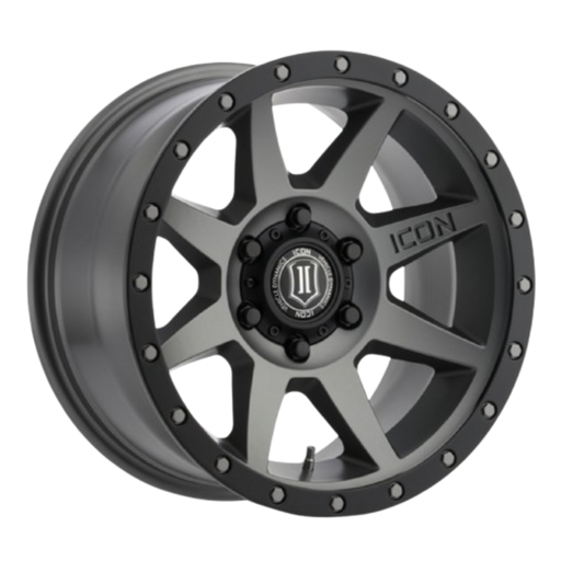 ICON ALLOYS | REBOUND | Titanium | 18x9 | 6x5.5 | 0 Offset | 5" BS