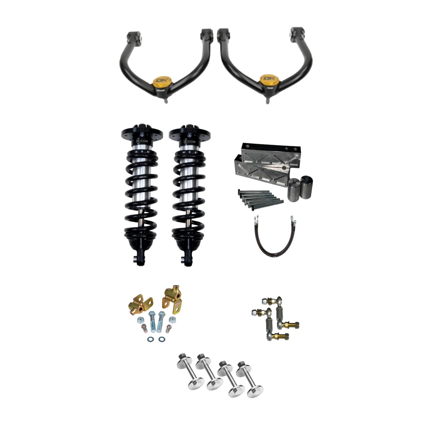 Icon  3” Lift Kit | 2004-2015 Nissan Armada or 2004-2010 Infiniti QX56 (Keep Rear Air Shocks) | Premium Lift